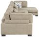 Homelegance® Tinley 4-Piece Brown Modular Sectional and Chaise-3