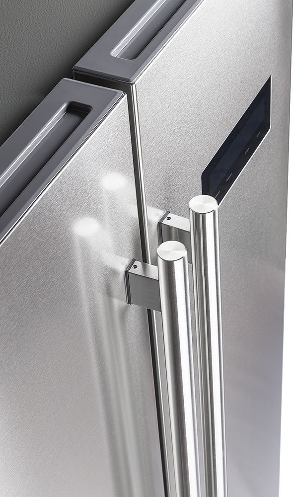 FORNO® Salerno 33" 15.6 Cu. Ft. Stainless Steel Built-In or Freestanding Side-by-Side Refrigerator-2