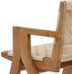 Dovetail Furniture Mesa Cream/Natural Wicker/Wooden Outdoor Dining Chair-4