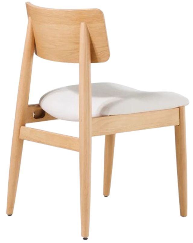 Transformer Table Transformer Creamy/Scandinavian Oak Round Dining Chair-2