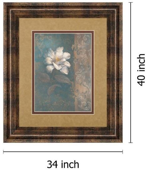 Classy Living Vivian Flasch Floral Trans I Wall Art-2