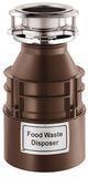 InSinkErator® 0.33 HP Continuous Feed Waterborne Brown Enamel Garbage Disposal-0