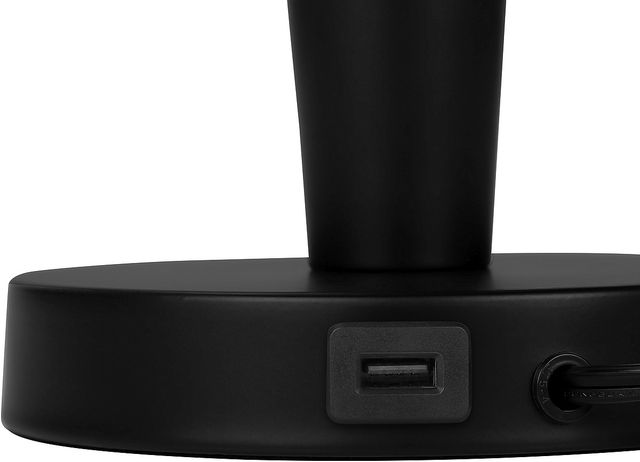 Monarch Specialties Inc. Set Of 2 24"H Black Metal Table Lamps-4