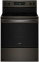 Whirlpool® 30" Black Stainless Steel Freestanding Electric Range with Air Cooking Technology-0