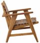 Dovetail Furniture Sutri Brown/Natural Occasional Chair-2