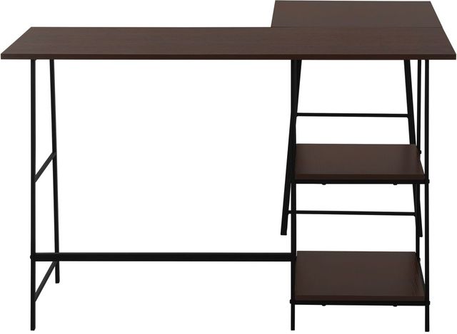 Monarch Specialties Inc. Espresso L-Shaped Desk-2