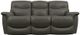 La-Z-Boy® James Charcoal Leather Power Reclining Sofa with Headrest-1