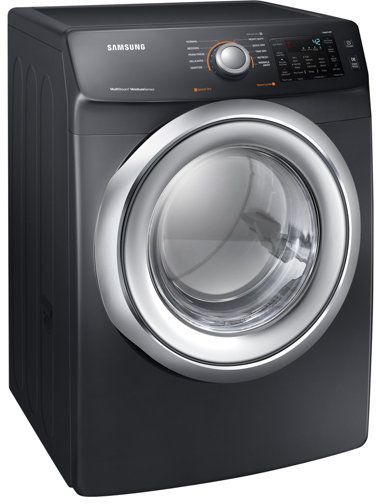 Samsung 7.5 Cu. Ft. Fingerprint Resistant Black Stainless Steel Front Load Electric Dryer-0