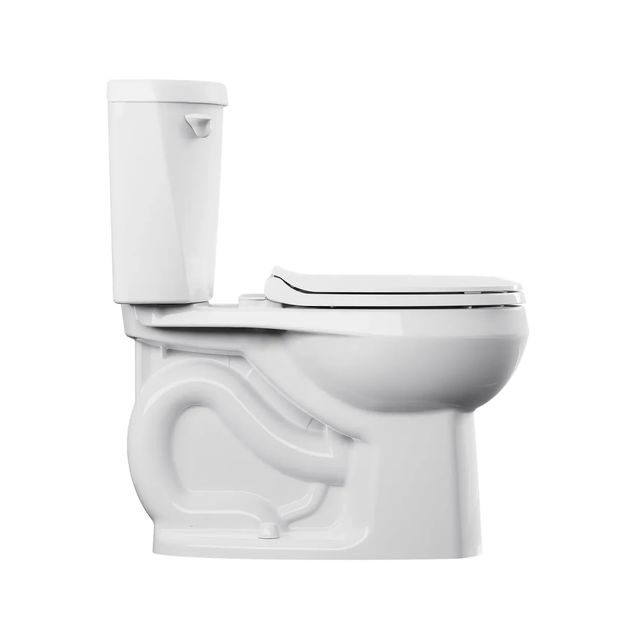 American Standard Colony® White 3 Two-Piece Chair-Height Round Front 10" Rough Toilet Less Seat 1.28 gpf/4.8 Lpf-2