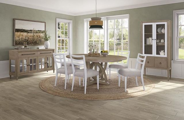 Bernards Citrus Heights White Dining Side Chair-1