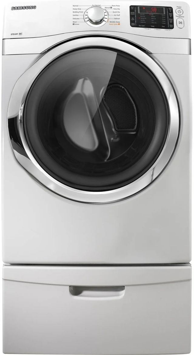 Samsung 7.5 Cu. Ft. White Electric Dryer-1