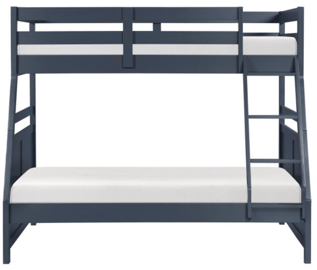 Homelegance® Sloane Navy Blue Twin/Full Bunk Bed-3