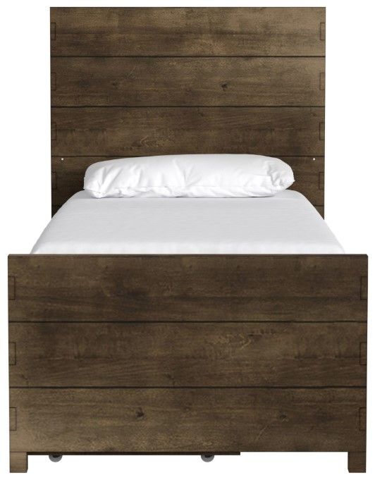 Westwood Design Dovetail Graphite Youth Twin Panel Bed-2