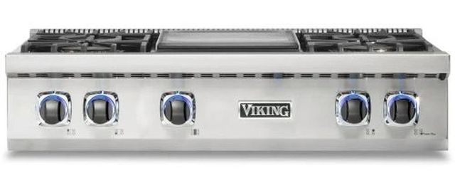 Viking® 7 Series 36" Stainless Steel Natural Gas Rangetop-0