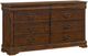 Elements International Northridge 3-Piece Cherry Queen Bedroom Set-5