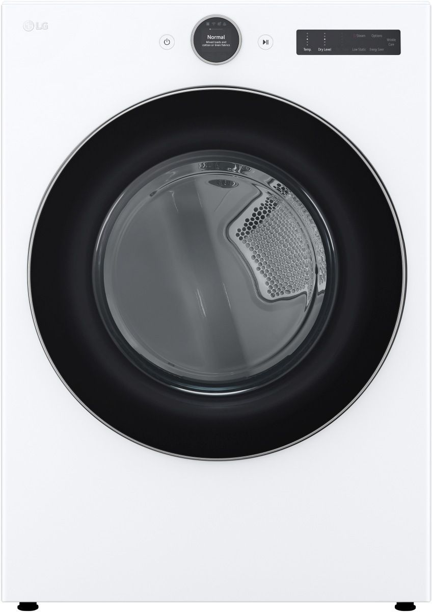 LG 7.4 Cu. Ft. White Front Load Electric Dryer