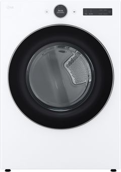 LG 7.4 Cu. Ft. White Front Load Electric Dryer