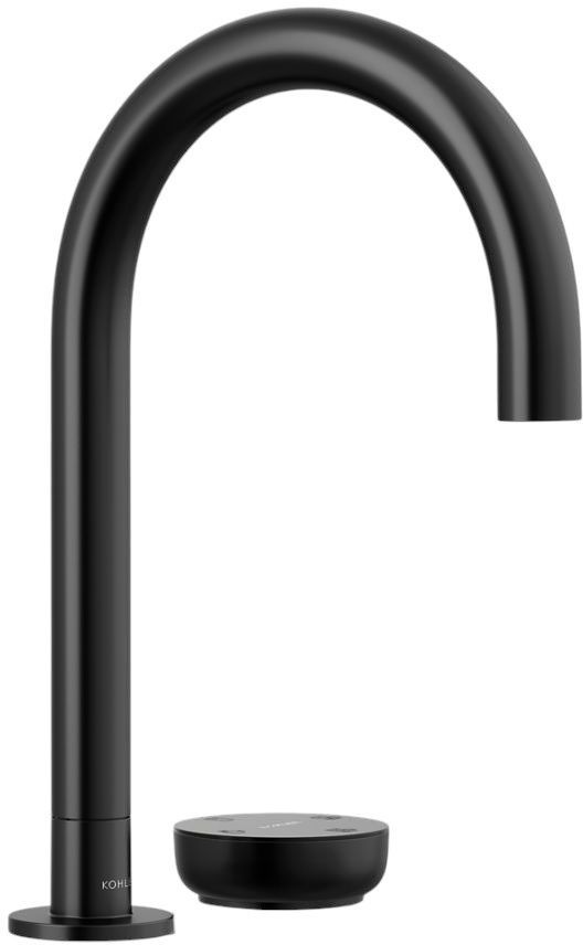 KOHLER® Aquifer® Matte Black 4-in-1 Short Arc Beverage Faucet-0