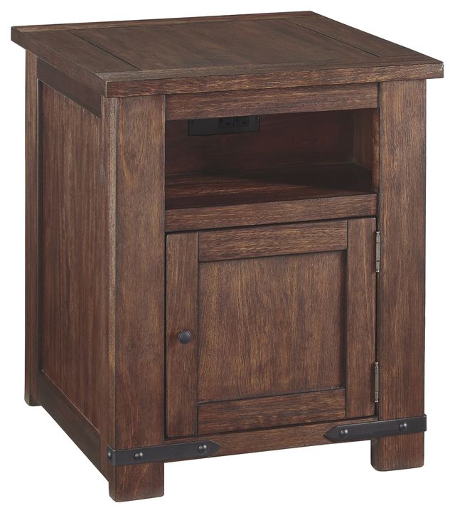 Signature Design by Ashley® Budmore Brown End Table-0