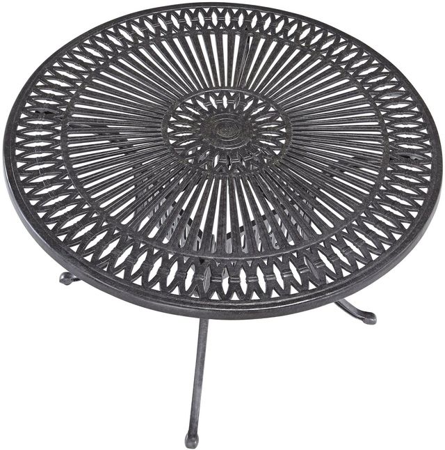 homestyles® Grenada 30" Charcoal Outdoor Dining Table-1