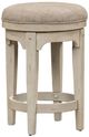 Liberty Furniture Morgan Creek 4-Piece Antique White/Ivory/Wirebrushed Tobacco Console Table Set-3