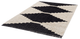 Olliix by Madison Park Amanda Black/Ivory Modern Area Rug-1