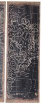 A & B Home South America 3-Piece Distressed Black/Brown Continental Wall Panel Set-2