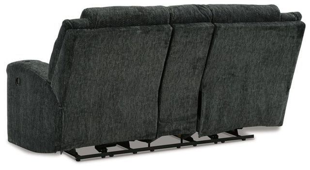Signature Design by Ashley® Martinglenn Ebony Reclining Loveseat with Console-3