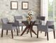 Steve Silver Co.® Amalie Glass Top Coffee Table with Walnut Base-2