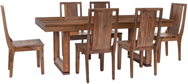 Coast2Coast Home™ Nealon 7-Piece Brown Dining Set-0