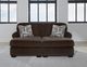 Signature Design by Ashley® Kimlee 2-Piece Chocolate Small Spaced Sectional Super Chaise-1