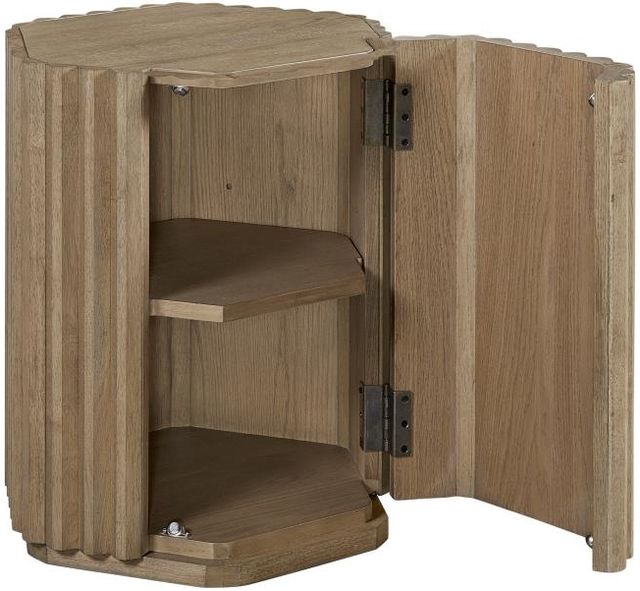 Bernards Linné Hexagonal Wheat End Table-3