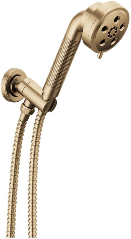 Brizo Litze® Brilliance® Luxe Gold® Wall Mount Handshower with H2Okinetic® Technology-0