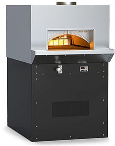 Front view of the Wood Stone Bistro Line 42.5" Façade Ready Indoor Stone Hearth Oven