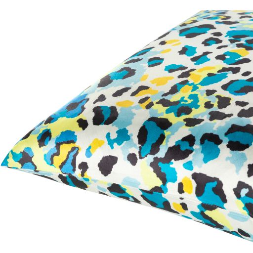 Surya Chloe Bright Yellow 20"x20" Toss Pillow with Down Insert-1
