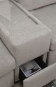 Benchcraft® ModMax Luxe 5-Piece Flint Double Chaise Sectional with Storage Consoles-2