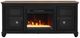 Legends Home Americana Antique Black/Brown 74" Fireplace Console-3