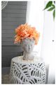 A & B Home Peach 14'' Faux Peony-4