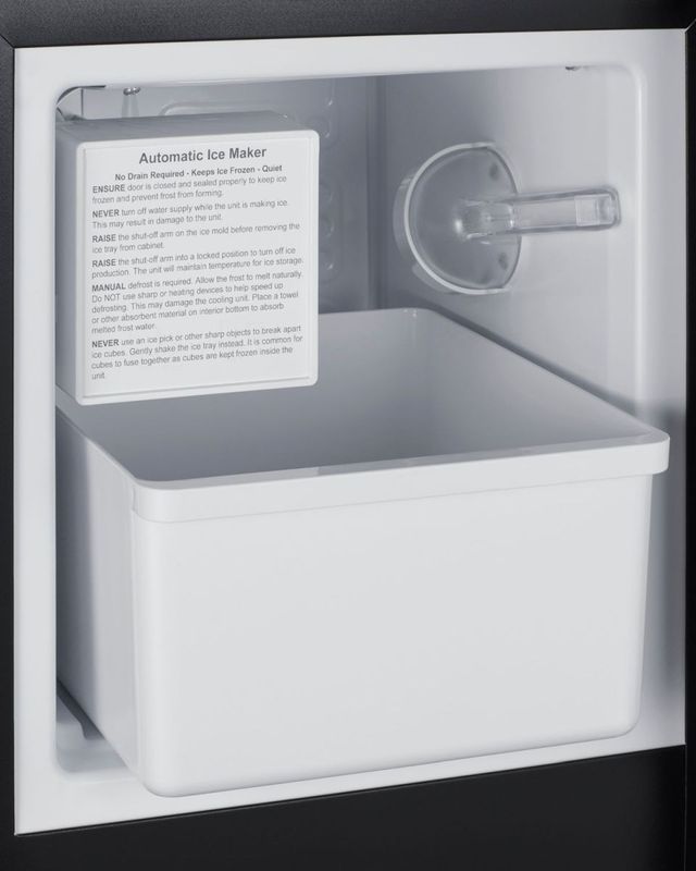 Summit® 15" 15 lb. Stainless Steel Ice Maker-3