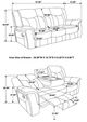 Coaster® Conrad 2-Piece Gray Manual Reclining Living Room Set-2