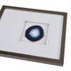 Olliix by Madison Park Natural Agate Blue 100% Real Stone Framed Graphic-1