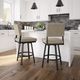 Amisco Customizable Mathilde Swivel Bar Stool-1