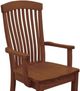 Urban Collections by Yutzy Woodworking Empire Brown Dining Arm Chair-1