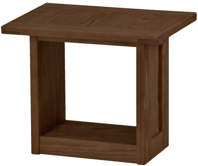 Crate Designs™ Furniture Brindle Lacquer Top End Table-0