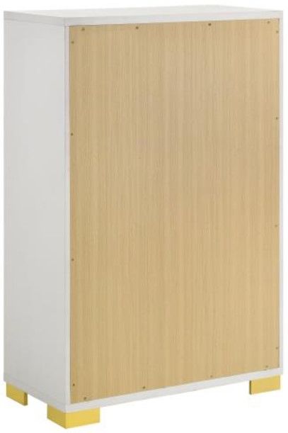Coaster® Marceline White 5-Drawer Chest-2