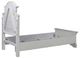 Liberty Furniture Magnolia Manor Antique White/Gray Twin Upholstered Youth Panel Bed-3