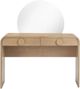 TOV Furniture Moonrise Natural Vanity Desk with Mirror-3