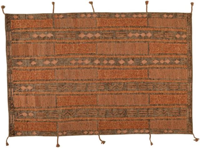 Dovetail Furniture Rivelle Brown 9'x12' Rectangle Rug -1