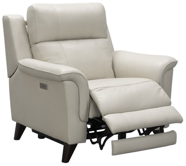 BarcaLounger® Kester Laurel Cream Leather Power Recliner-1