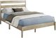 Monarch Specialties Inc. Grey Queen Panel Bed-0